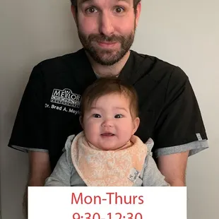 Mon-Thurs 9:30-12:30 &amp; 3-6