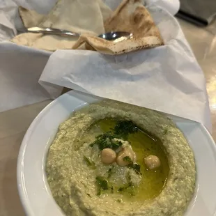 Pesto Hummus $10 Oct 2023