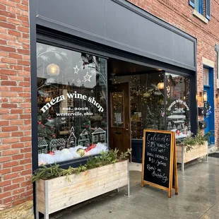 the front of the store