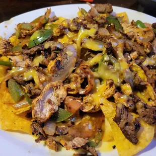 Fajita nachos