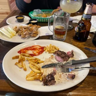 steak, food