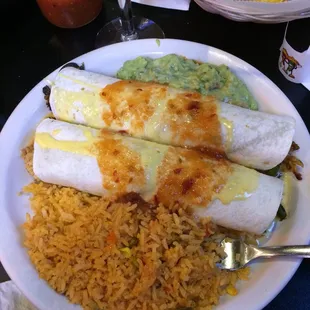 Chicken and Pepper Burritos