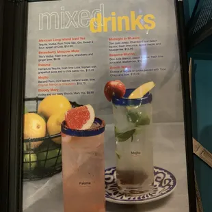 Drink Menu