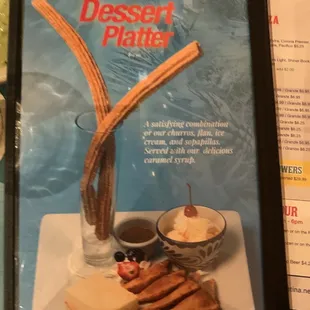 Dessert Menu