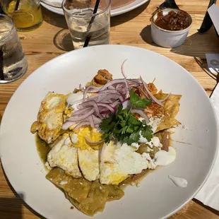 Amazing food!!! Chilaquiles Rojos