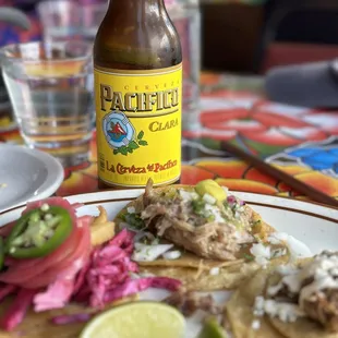 Trio of Street Tacos.