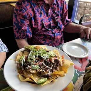 Nachos with Jalapeños.