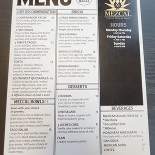 Menu 8/2024