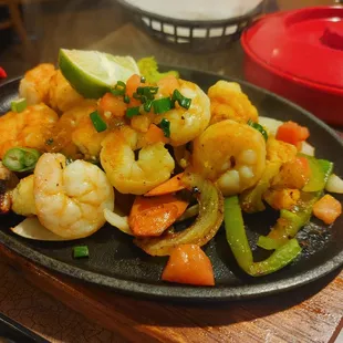 Fajitas (camarones)