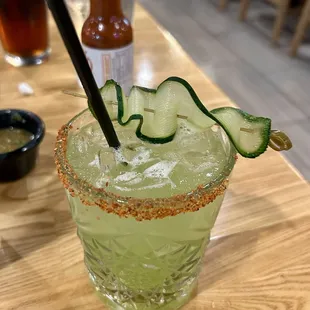 Cucumber margarita