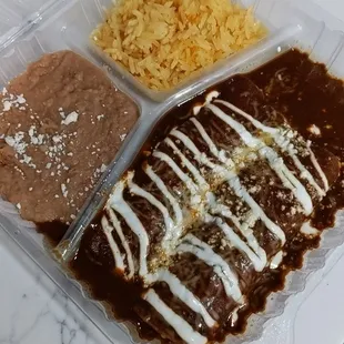 Mole Enchiladas