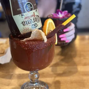 Mezcal Michelada
