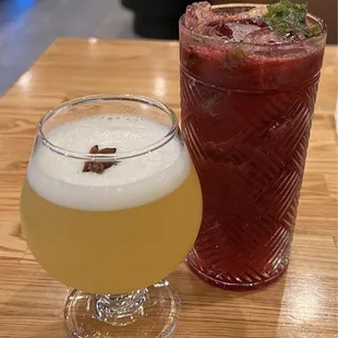 Maria Bonita and Berry Mojito. Delicious!