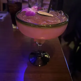 a pink margarita