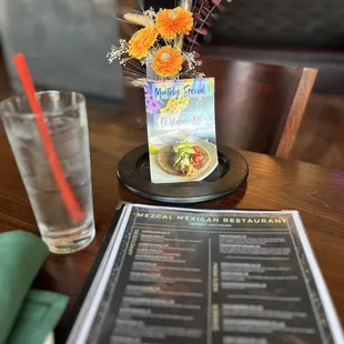 Tremendous menu