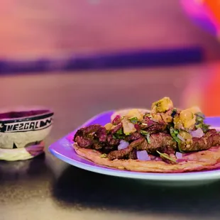 a plate of food