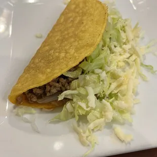 Beef taco