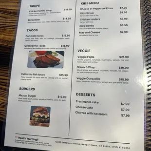 menu, sushi and sashimi