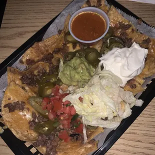Nacho&apos;s y&apos;all these nachos ! The salsa is so good! Not spicy just right!