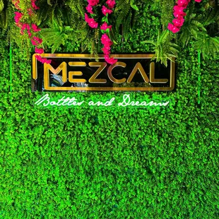 the entrance to mezcal