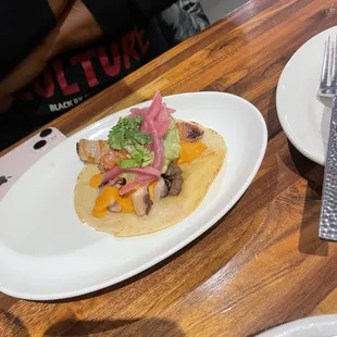 Octopus taco! So good!!!! Would get again for sure!!!