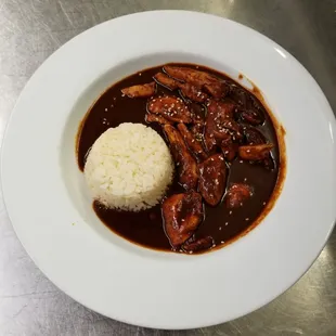 Chicken Mole - 7 chiles house sauce