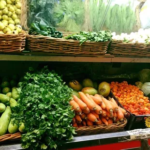 a variety of fruits and vegetables