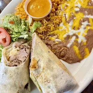 Special of the day: carnitas burrito