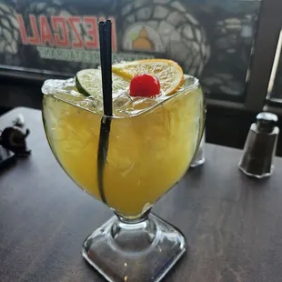 Excellent margarita! $20. Only reason to come here