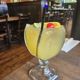 Excellent Margarita, only reason to come here. $20