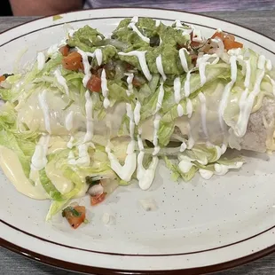 Wife's Mexicali Burtoto - massive and yummy!