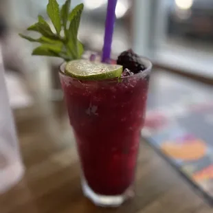 Virgin Blackberry Mojito