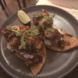 Octopus Tostada