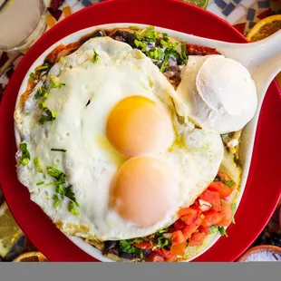 Chilaquiles with Eggs!