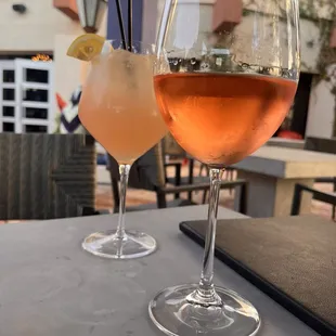 Happy hour dinner drinks