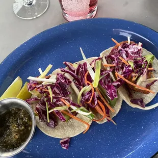 Fish Tacos and tapatío salsa!!