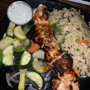 Chicken Kabob Plate