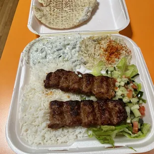 Lule Kabob Plate