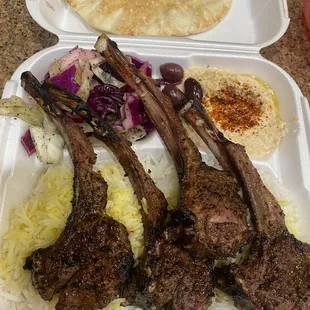 French cut lamb chops