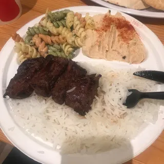 Beef Kabob Plate