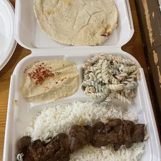 Lamb Kabob Plate
