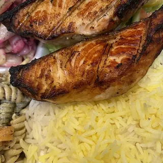 Salmon kabob
