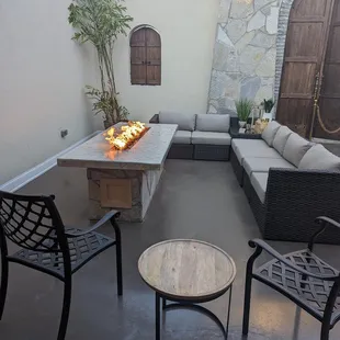 Lounge area on new Patio