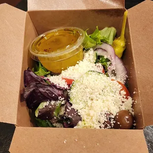 Greek side salad