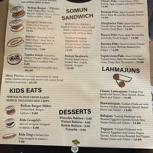menu front