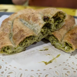 Homemade Spinach & Cheese Burek Roll