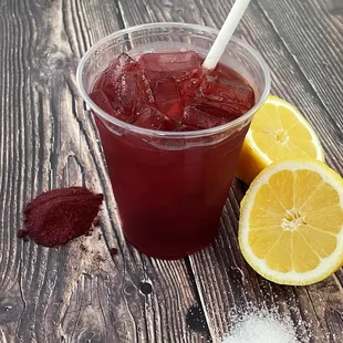 Honey Hibiscus Iced Tea