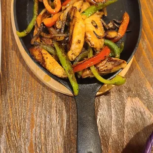 Sizzling Fajitas Special (sides are on another plate)  12-01-2023
