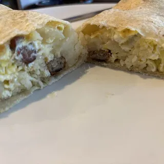 Bacon or Sausage Burrito