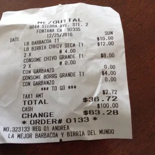 Pa que tengan idea de los precios.